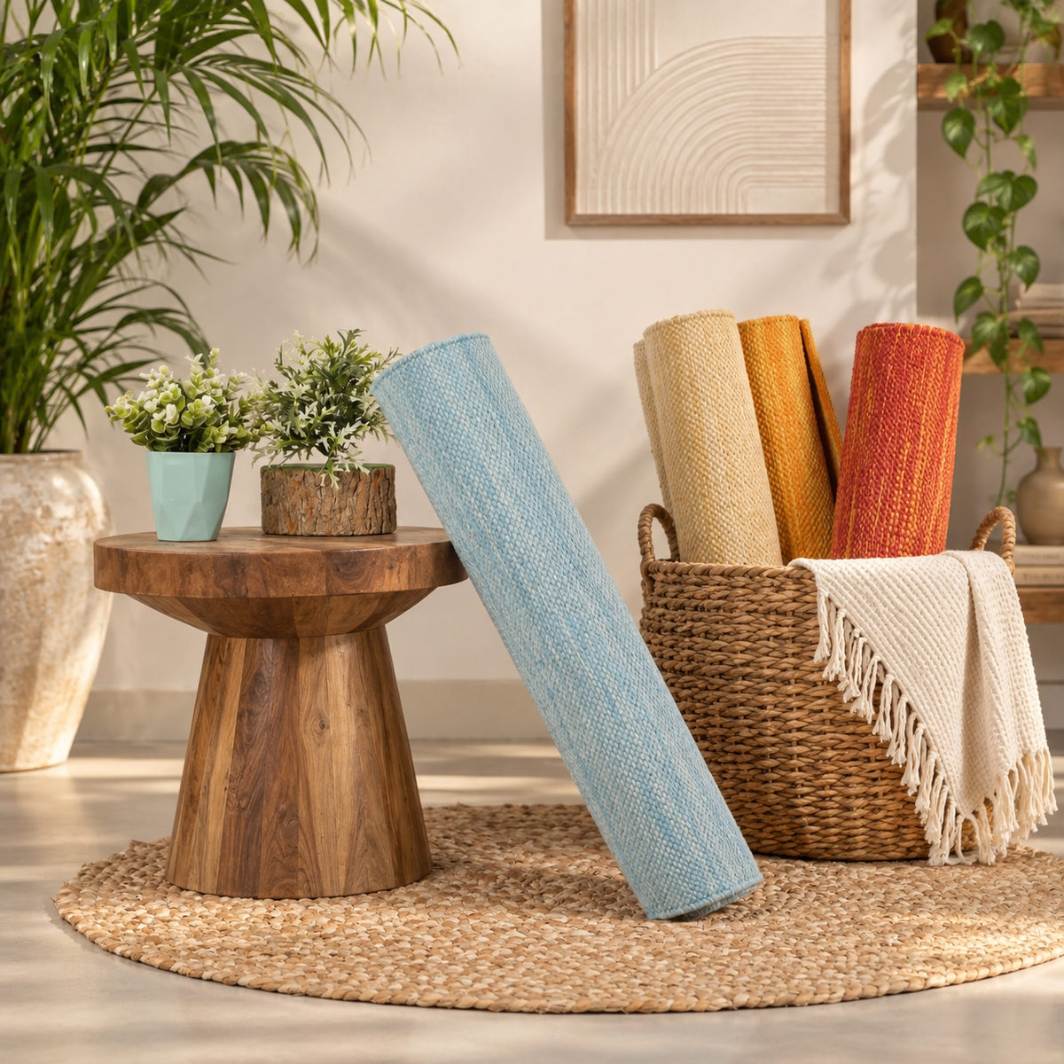 Azure Handloom Rug