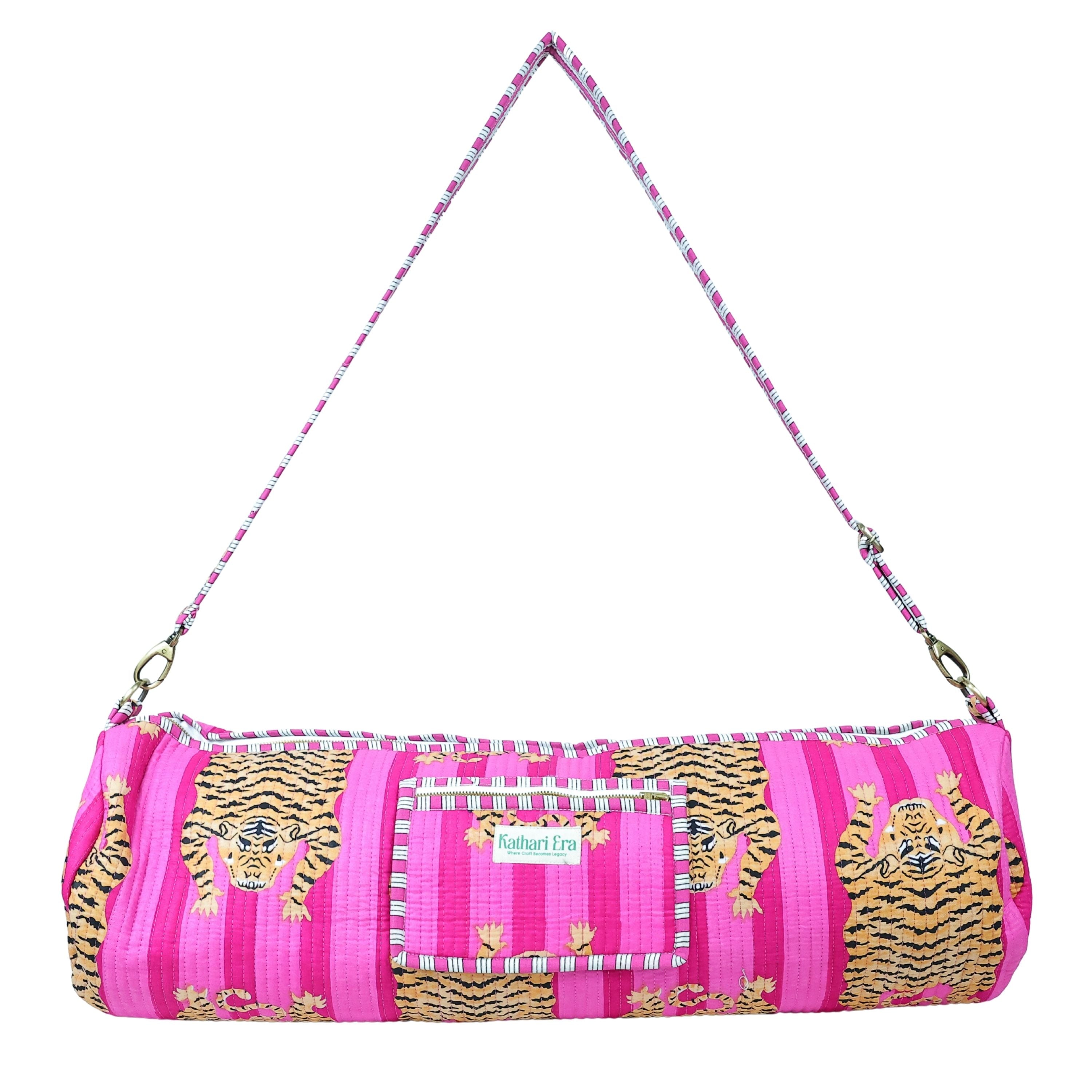 Pink Tiger Yoga Bag