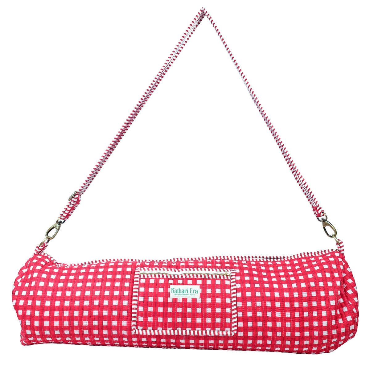 Ruby Grid Yoga Bag