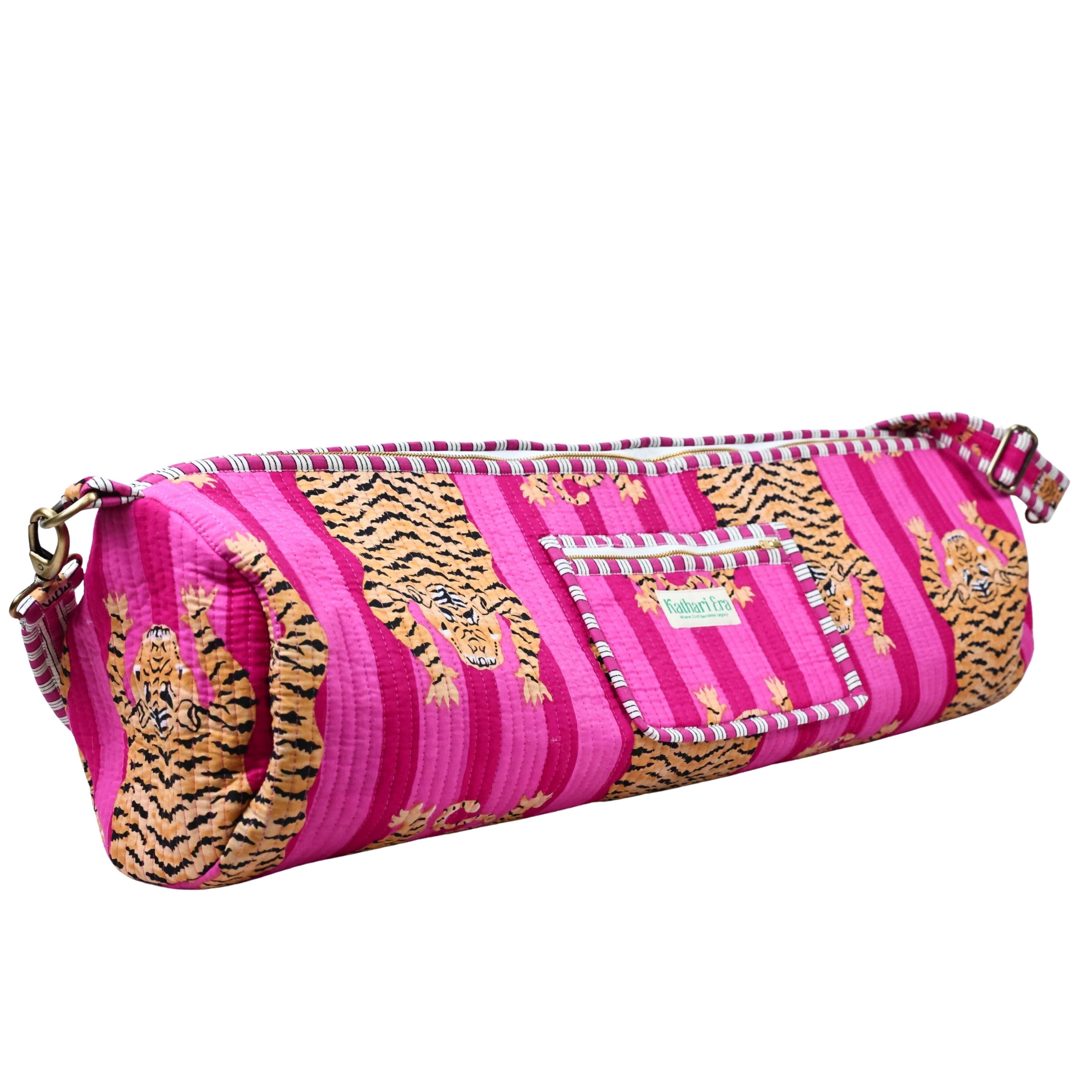 Pink Tiger Yoga Bag