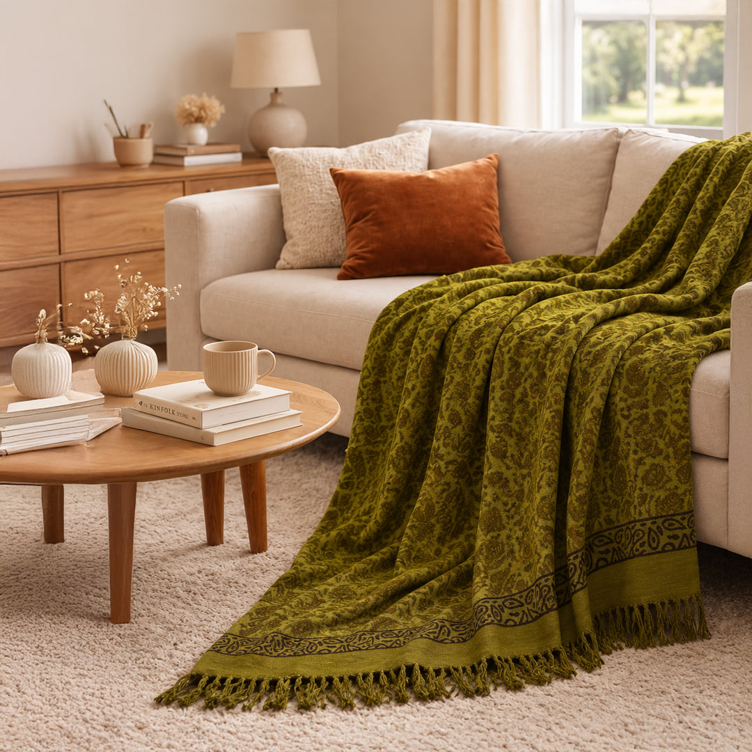 Haldi Gold Throw