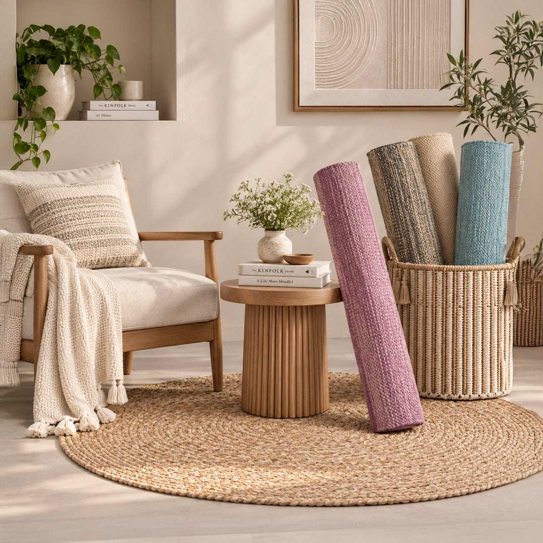 Mauve Handloom Rug