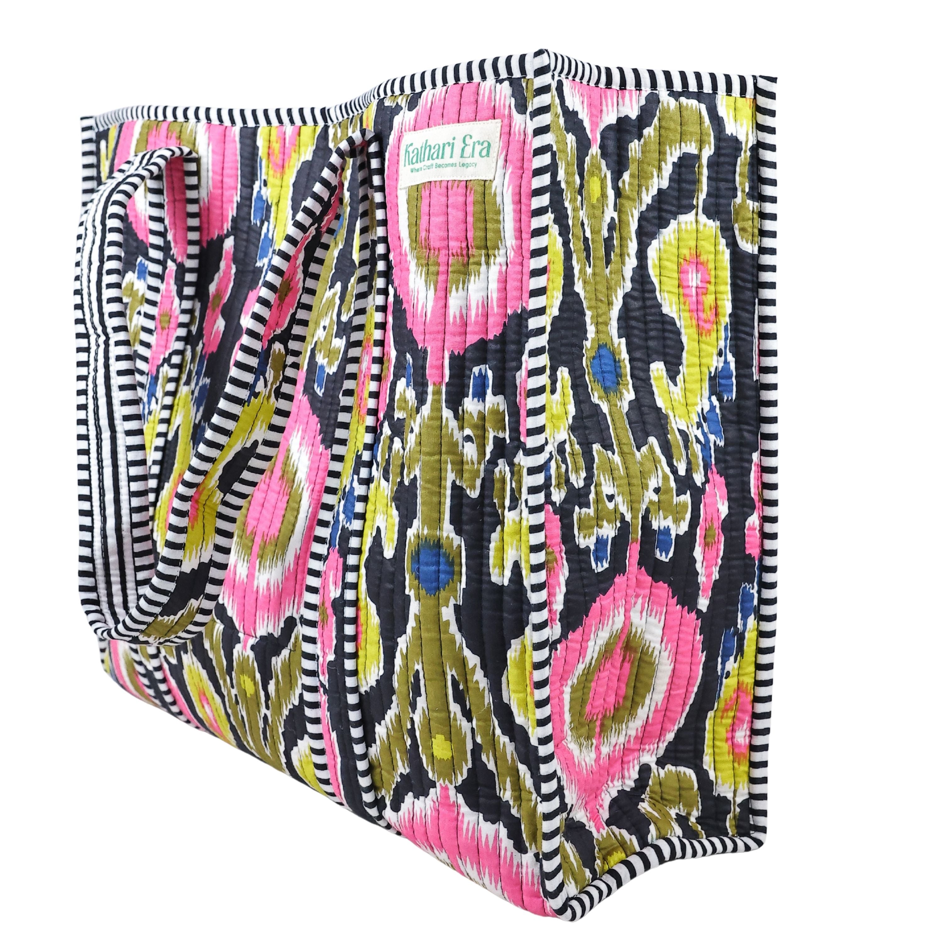 Black Mosaic Tote