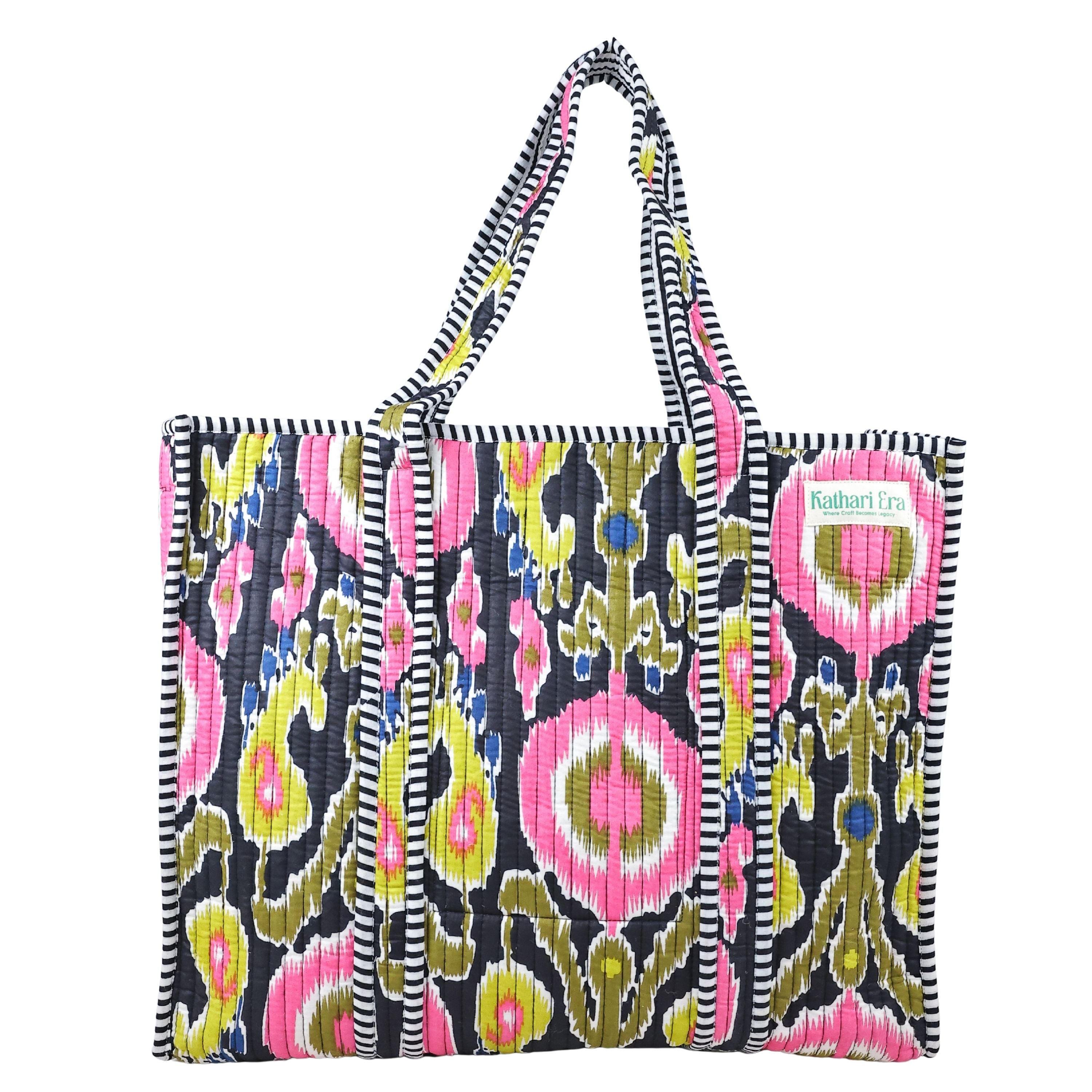 Black Mosaic Tote