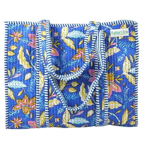 Blue Blossom Tote