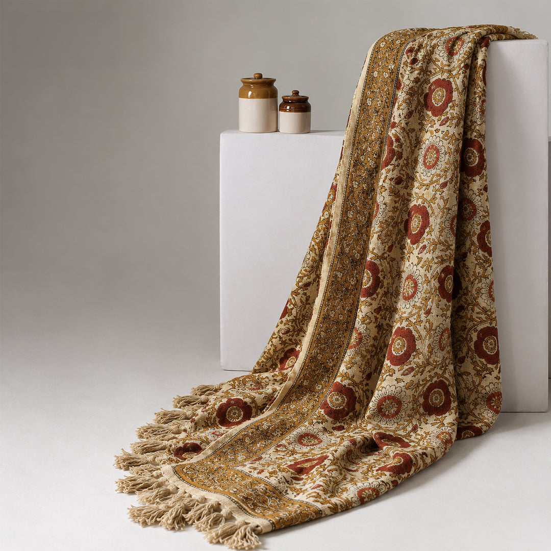 Rose Bloom Throw
