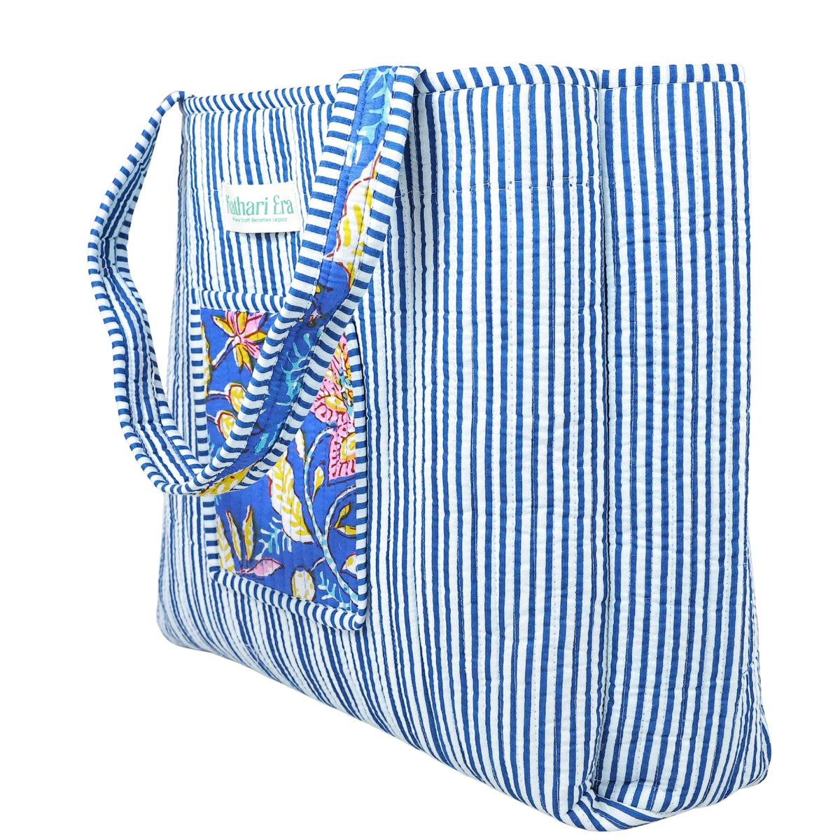 Blue Blossom Tote