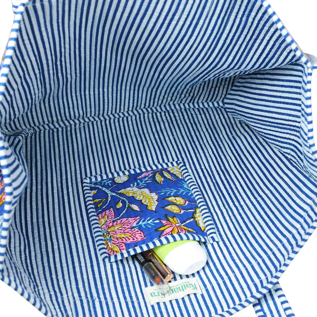 Blue Blossom Tote