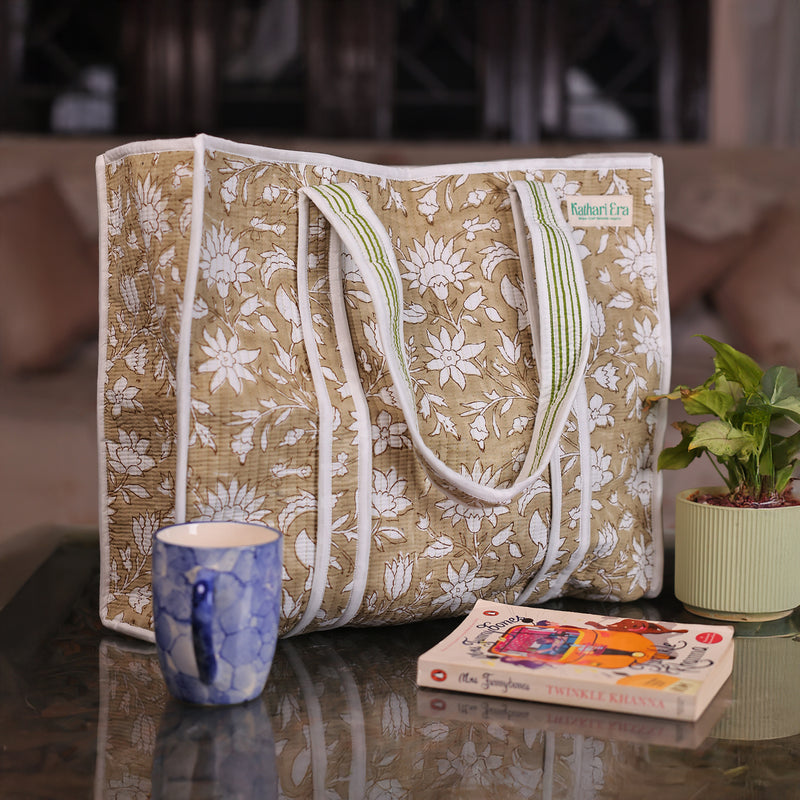 Sage Bloom Tote