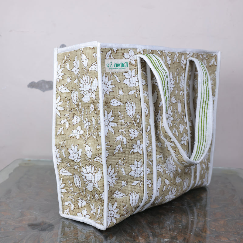 Sage Bloom Tote