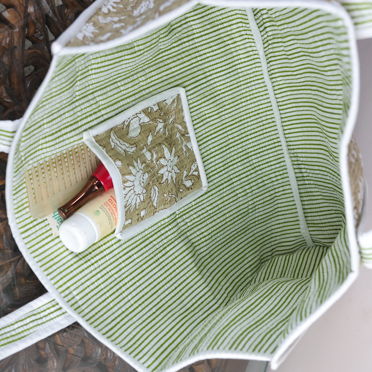 Sage Bloom Tote
