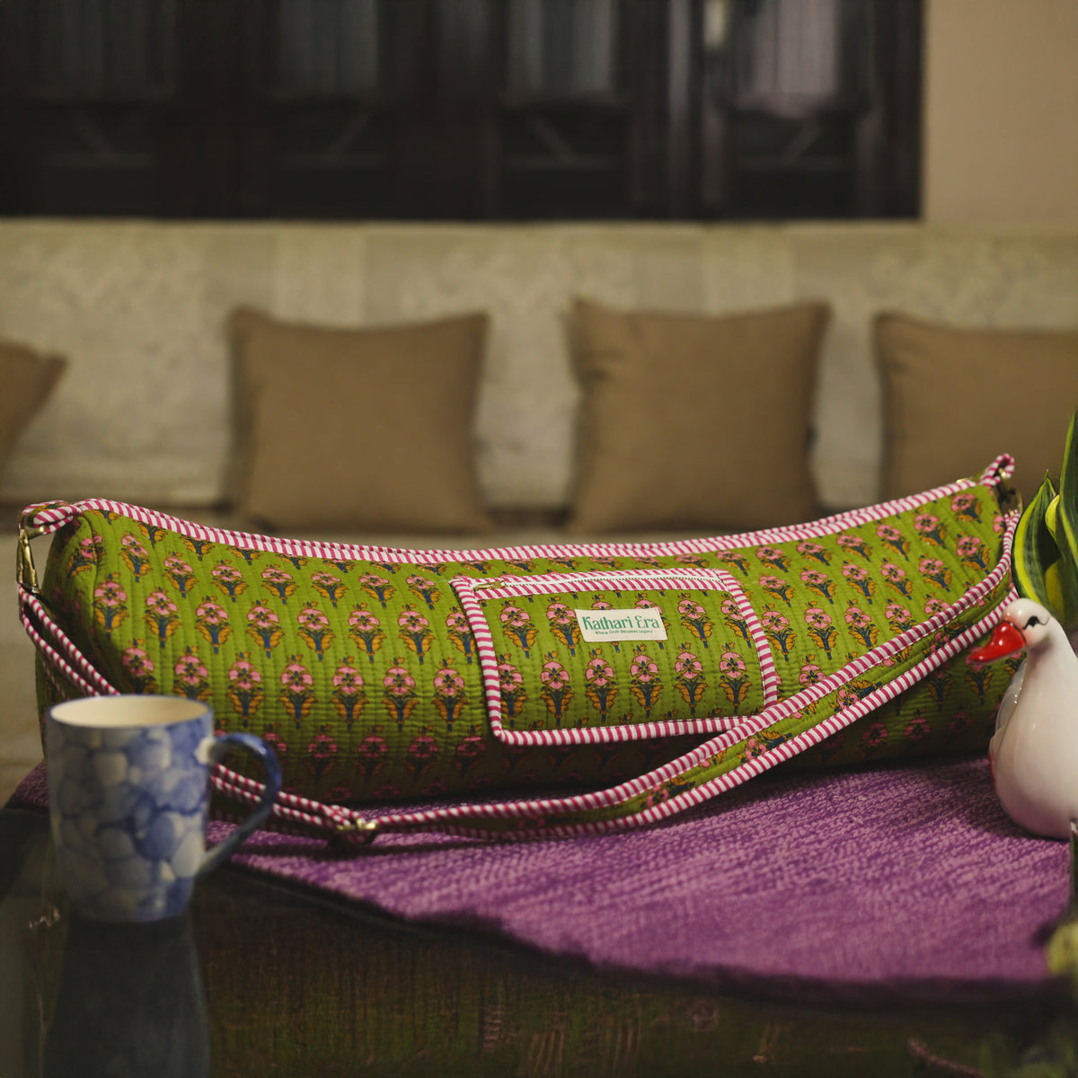 Mogra Meadow Yoga Bag