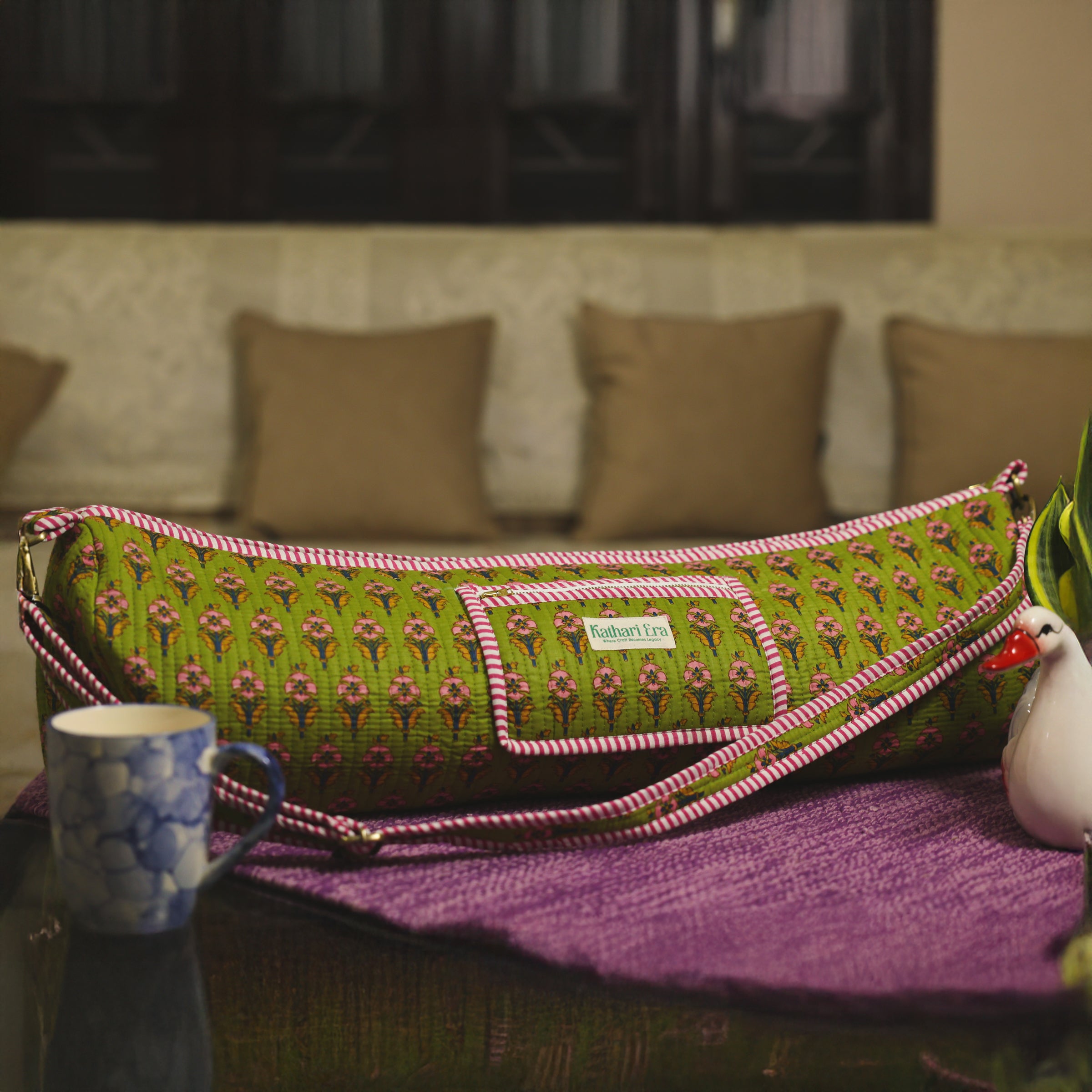 Mogra Meadow Yoga Bag