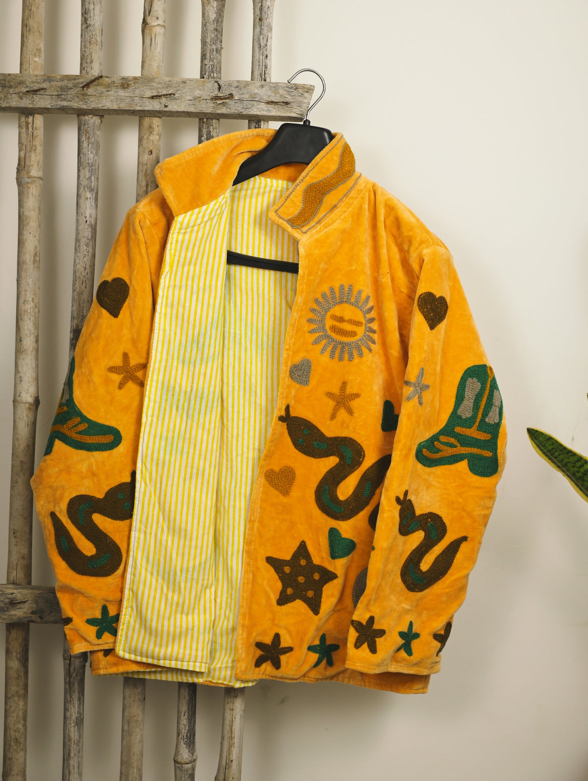 Saffron Velvet Jacket