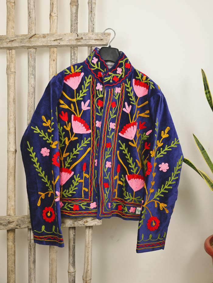 Sapphire Velvet Jacket