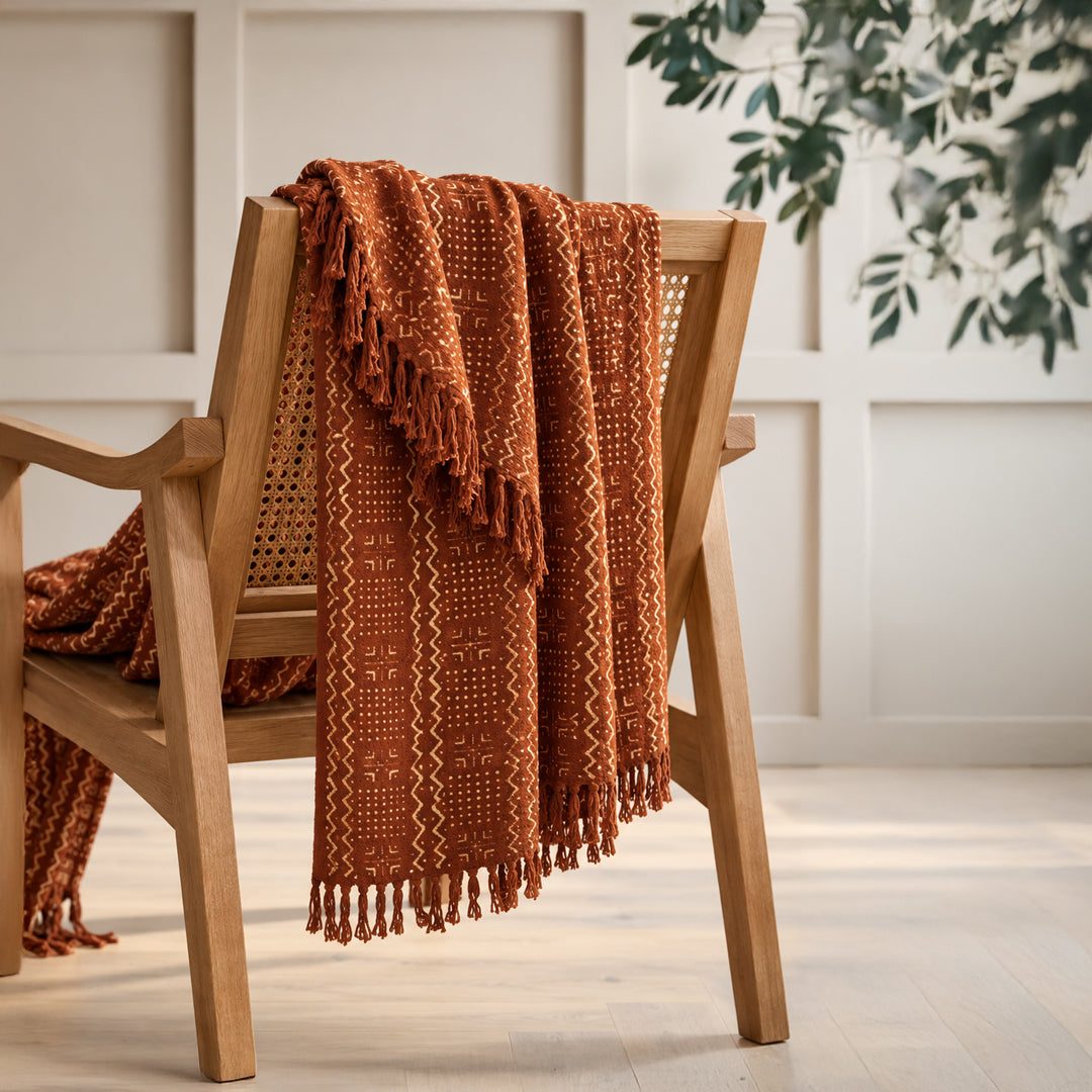 Rust Rang Throw
