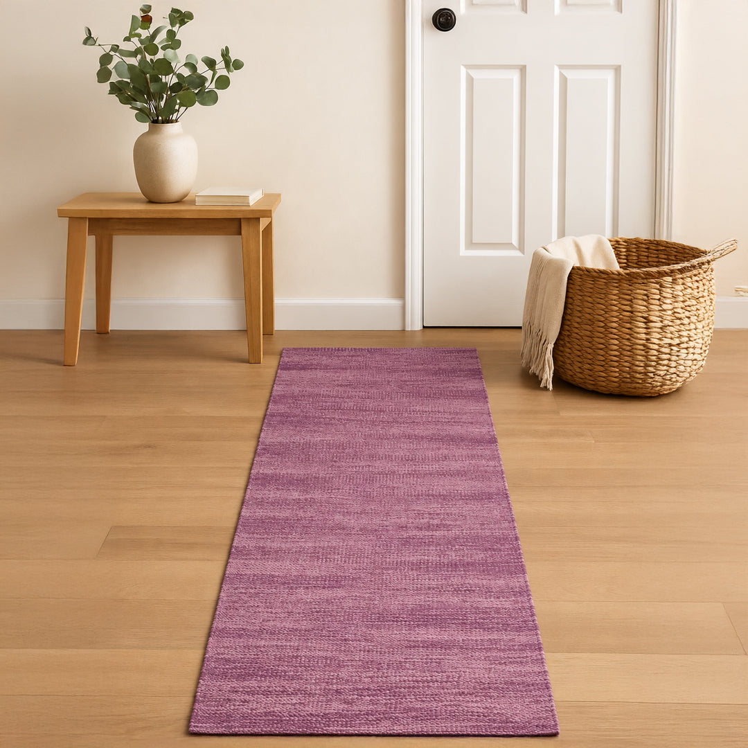 Mauve Handloom Rug