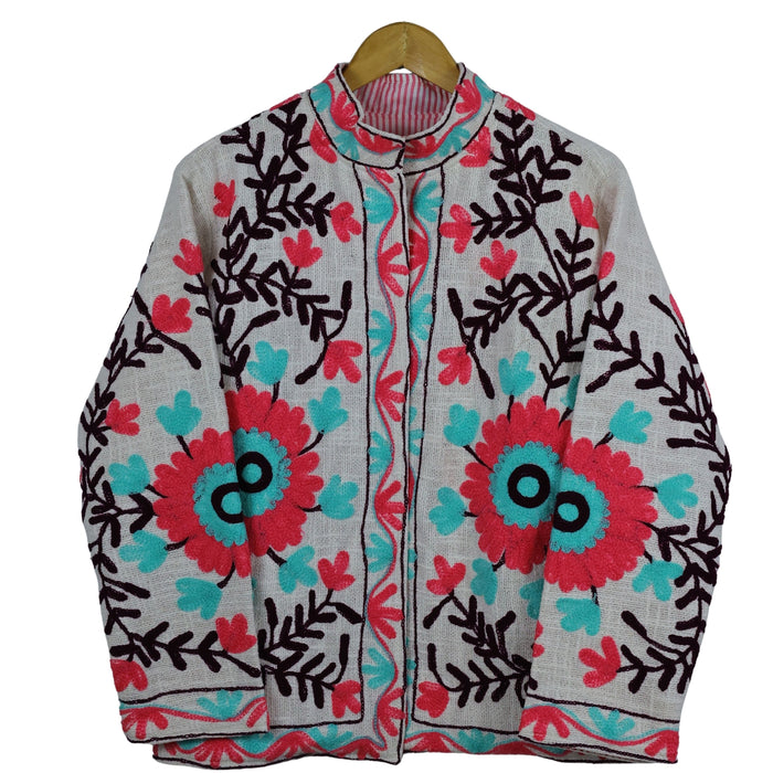 Playful Coral Jacket