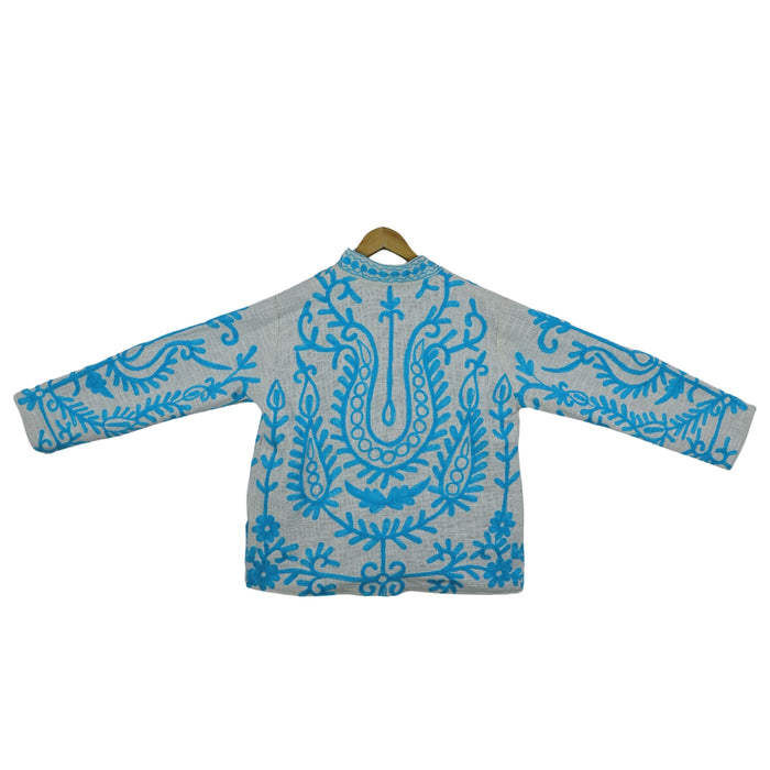 Blue Botanica Jacket