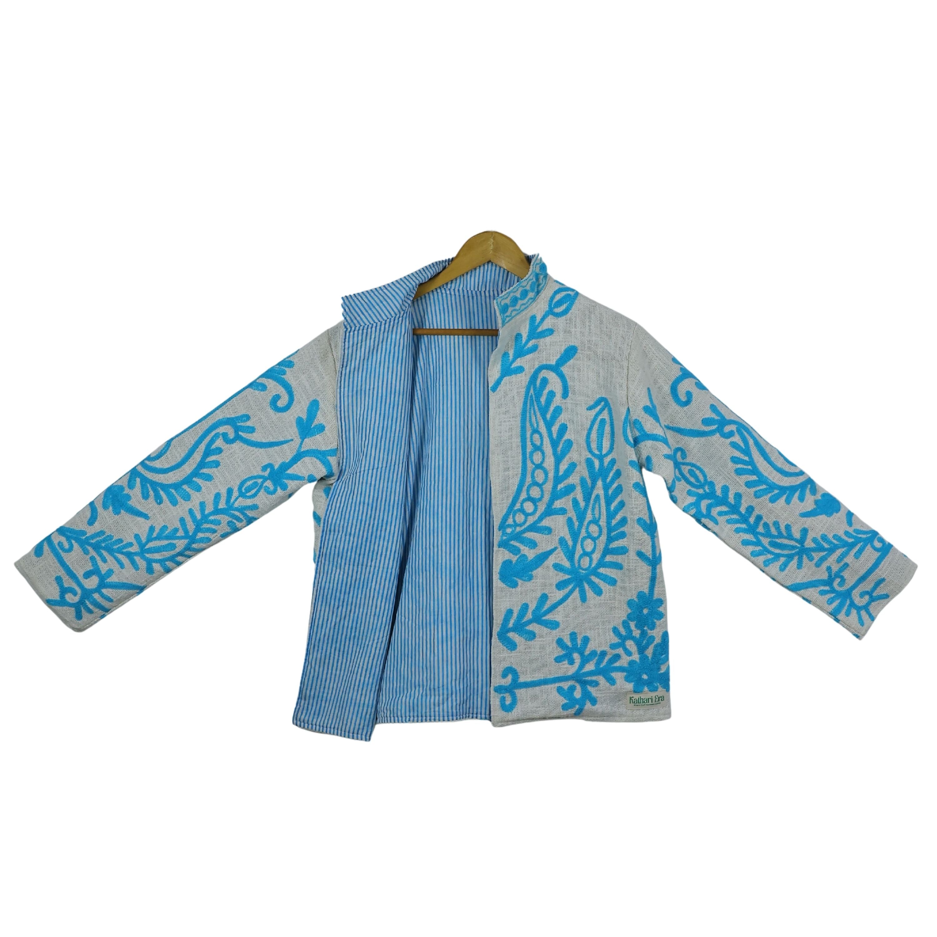 Blue Botanica Jacket