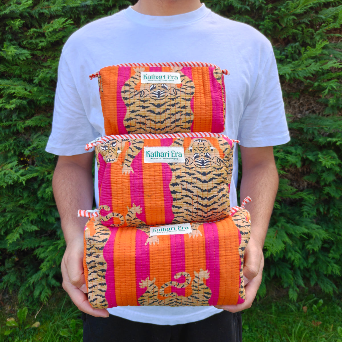 Orange Tiger Wellness Pouch