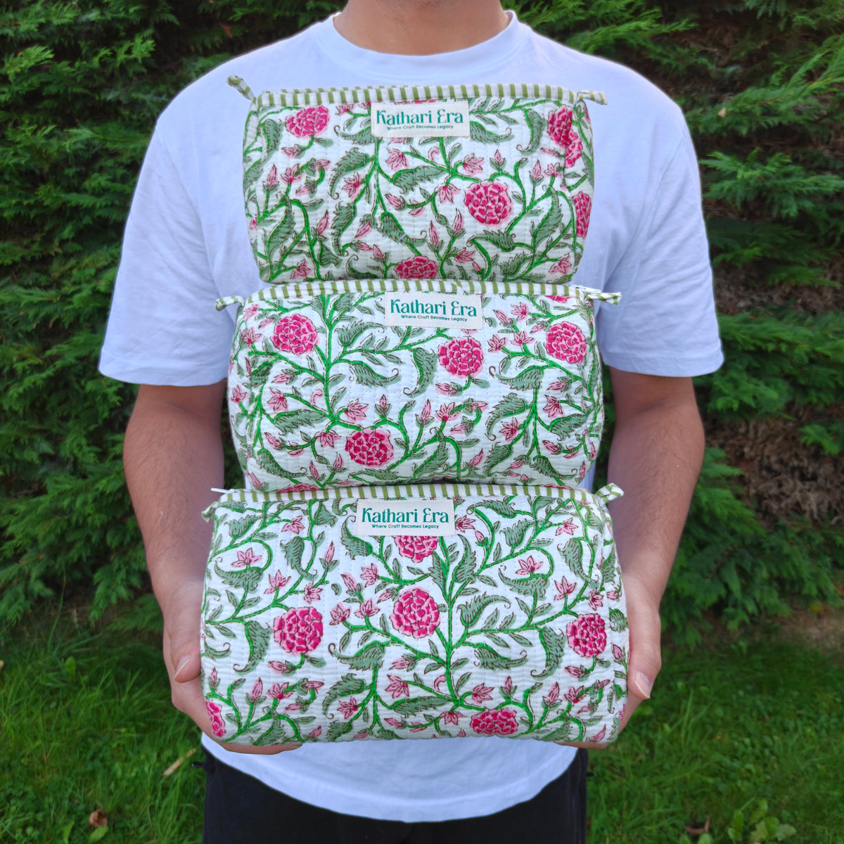 Crimson Garden Wellness Pouch