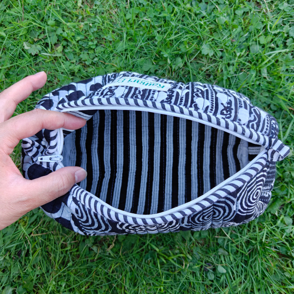 Onyx Patchwork Wellness Pouch