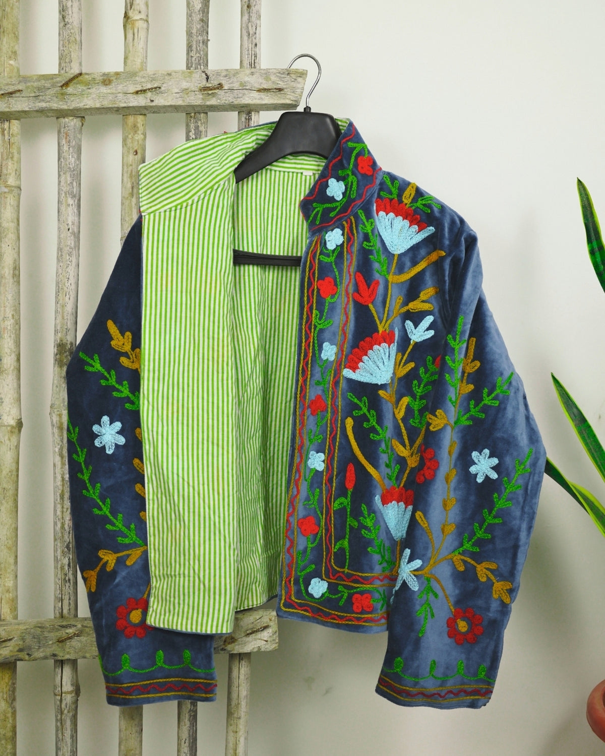 Cobalt Velvet Jacket